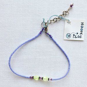 Handmade beaded anklet